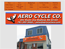 Tablet Screenshot of aerocycleco.com